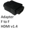 HDMI 1.4 (F) to HDMI 1.4 (F) Black OEM Gender Changer Adapter